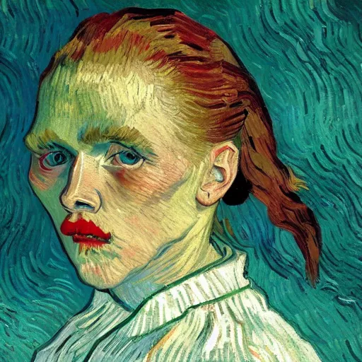 Prompt: high quality high detail painting by vincent van gogh, hd, devil girl, photorealistic lighting