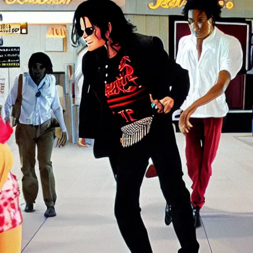 Image similar to michael jackson in the metaverse