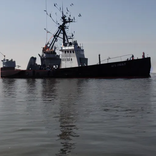 Image similar to huge fishing seiner ship