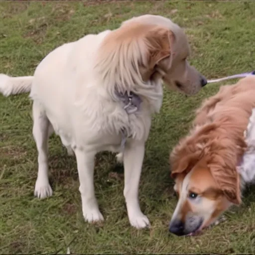 Image similar to dogs in grimes kill vs maim video still