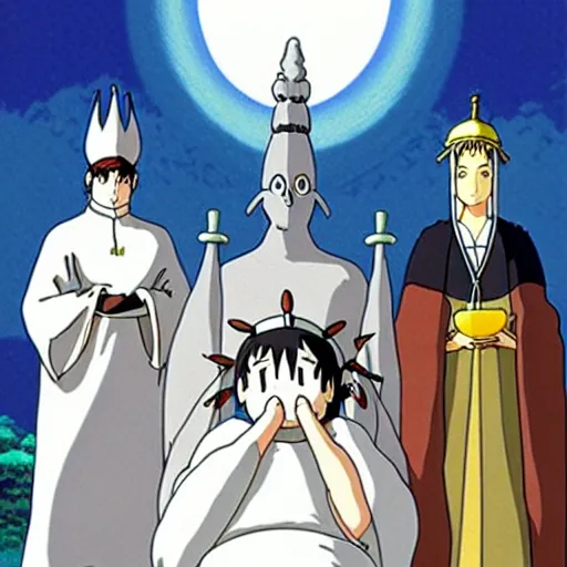 Image similar to The High Priestess by Studio Ghibli