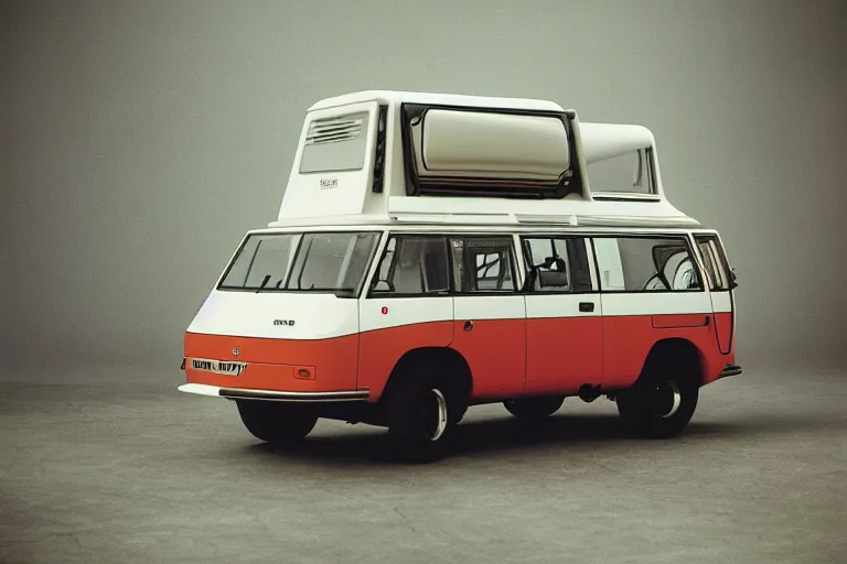 Prompt: designed by giorgetto giugiaro futuristic concept citroen van vw safari, ektachrome photograph, volumetric lighting, f 8 aperture, cinematic eastman 5 3 8 4 film