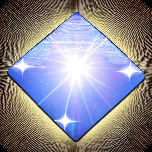 Prompt: polaroid glass crystal in sunlight refraction, award winning, HD