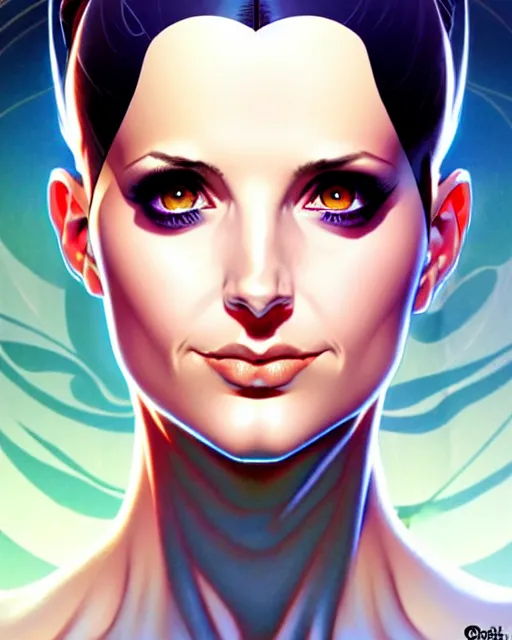 Image similar to artgerm, joshua middleton comic cover art, pretty sarah michelle gellar superhero, asymmetrical big black oval spot covering left eye from eyebrow to cheek, left eye spot only, very pale white skin, no spot right eye, white around right eye