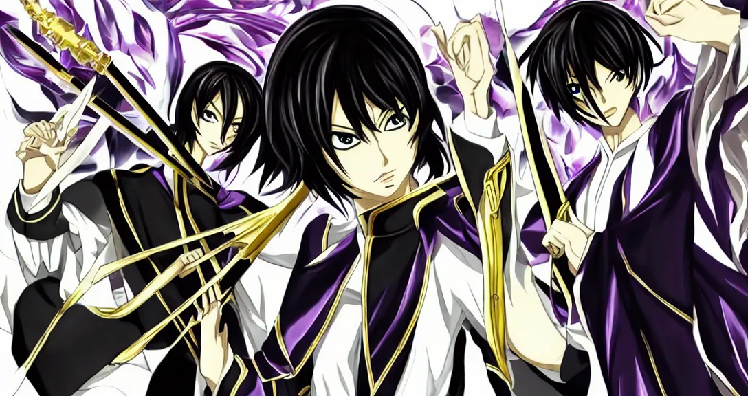 Prompt: Lelouch Lamperouge\'s Bankai