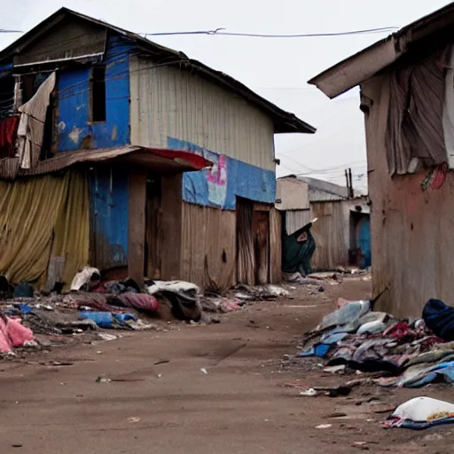 Prompt: slums in America