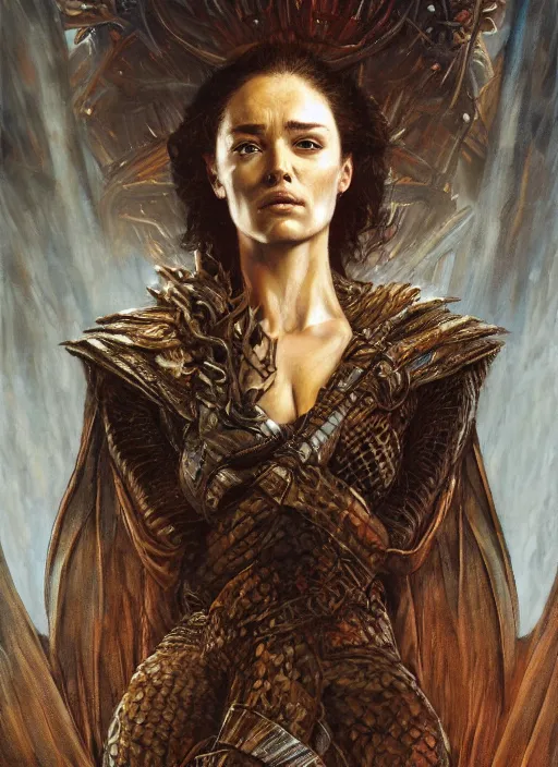 Prompt: a character from game of thrones tv - series, art by karol bak and mark brooks and donato giancola and bayard wu, 4 k, 4 0 9 6, hires, focus