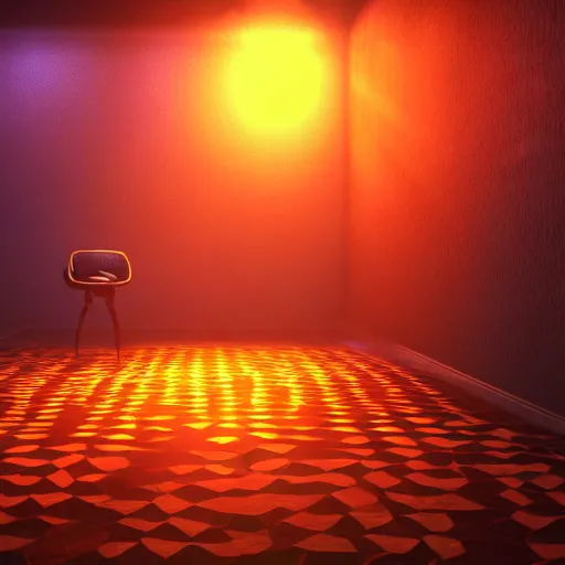 Image similar to a hyperrealistic 3 d render of a dmt trip, photorealism, dramatic lighting, volumetric lighting, 8 k, unreal engine, octane render