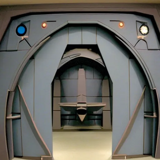 Image similar to realistic gate room in stargate command from the tv show stargate sg - 1