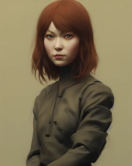 Image similar to a highly realistic, true to life portrait of a young woman, sharp focus, by ilya kuvshinov, leng jun, ruan jia, tom bagshaw, trending on artstation, cinematic lighting, hyper realism, octane render, 8 k, hyper detailed.