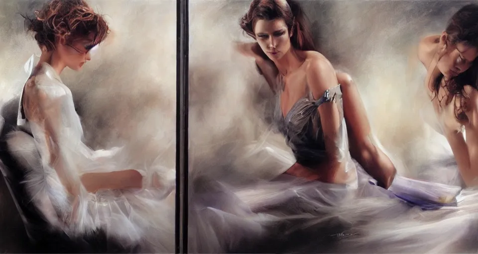 Prompt: the two complementary forces that make up all aspects and phenomena of life, by Rob Hefferan
