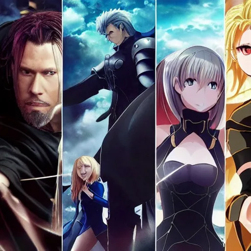 Image similar to the cast of fate / zero in a hollywood live - action movie adaptation directed by christopher nolan, a movie still, cinematic, 8 k, high resolution