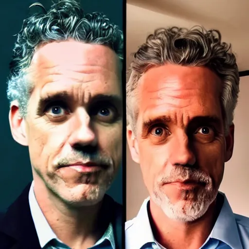 Image similar to jordan peterson the peak of human physical men perfection