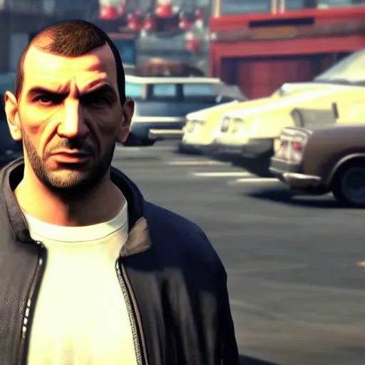 GTA 6 trailer inspires man to make 30ft Niko Bellic cutout - RockstarINTEL