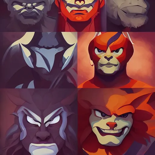 Image similar to face icon stylized minimalist thundercats, loftis, cory behance hd by jesper ejsing, by rhads, makoto shinkai and lois van baarle, ilya kuvshinov, rossdraws global illumination