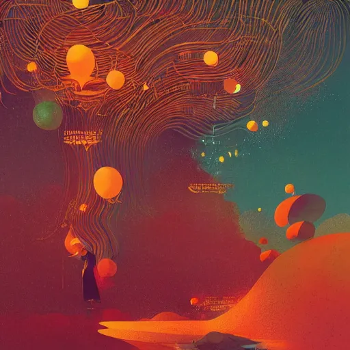 Image similar to illustration of Happiness, by Victo Ngai and James Gilleard and Bruce Pennington