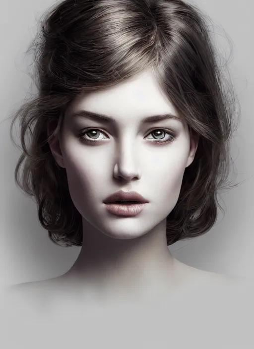 Image similar to a gorgeous female, photo by irving penn, realistic, smooth face, perfect eyes, symmetrical, full body shot, wide angle, sharp focus, 8 k high definition, insanely detailed, intricate, elegant, art by artgerm