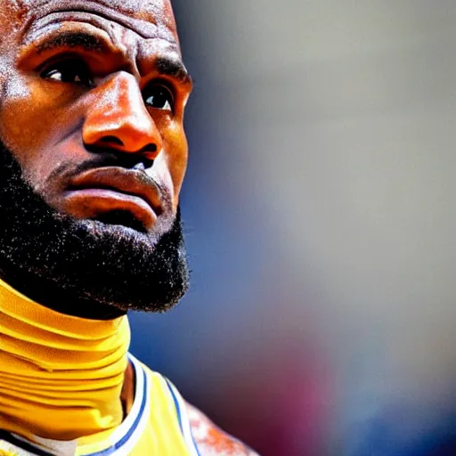 Prompt: lebron james, messiah