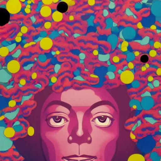 Image similar to a portrait of a michael jackson by inio asano, beeple and james jean, chiho aoshima color scheme