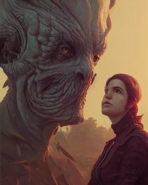 Image similar to highly detailed surreal vfx portrait of a mythpunk knight stephen bliss, unreal engine, greg rutkowski, loish, rhads, beeple, makoto shinkai and lois van baarle, ilya kuvshinov, rossdraws, tom bagshaw, alphonse mucha, global illumination, detailed and intricate environment