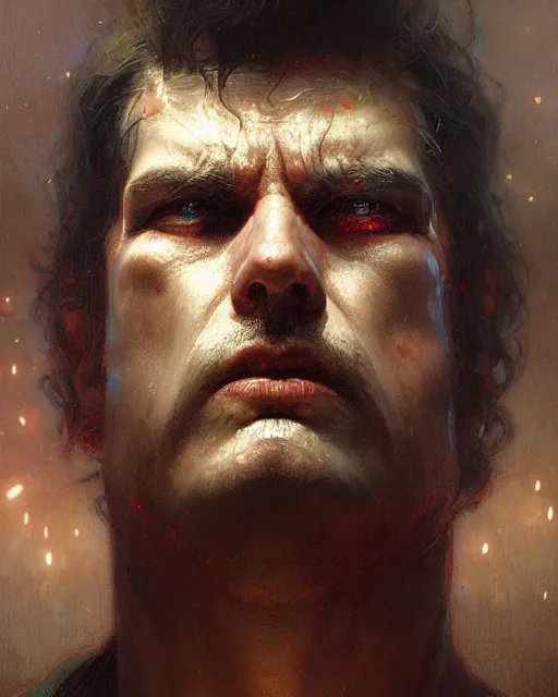 Image similar to a half body portrait of docm 7 7, high detail, cleary see face, by gaston bussiere, bussiere rutkowski andreas rocha, bayard wu, greg rutkowski, odd nerdrum, maxim verehin, dan dos santos, masterpiece, sharp focus, cinematic lightning