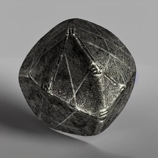 Prompt: a twenty sided die being shaped by water, simple shape, concept art, clean, ancient, medieval, fantasy, ultra realistic, art, perfect straight lines, extremely detailed, unreal engine render