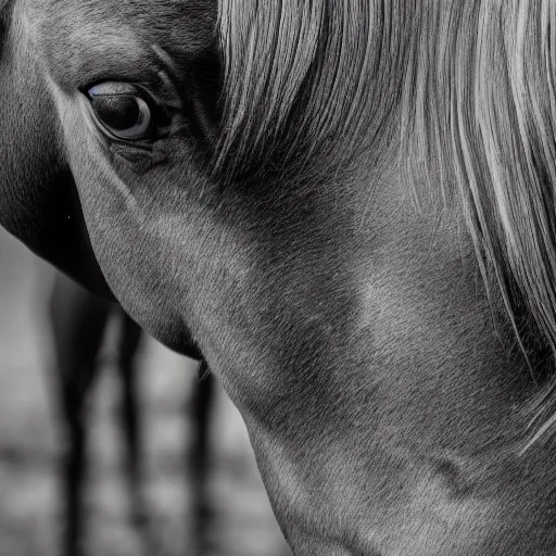 Image similar to medium shot of a melting horse, Nikon D810, ƒ/2.5, focal length: 85.0 mm, exposure time: 1/800, ISO: 200