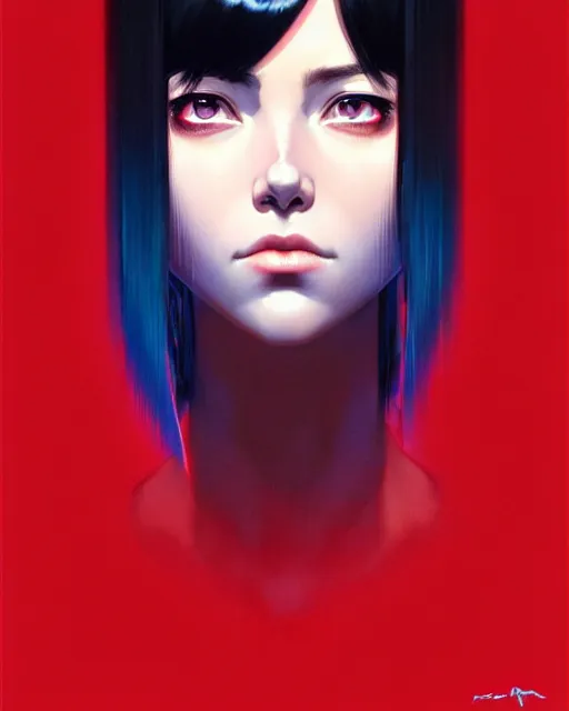 Image similar to dead inside!!!, fine - face, audrey plaza, realistic shaded perfect face, fine details. anime. realistic shaded lighting poster by ilya kuvshinov katsuhiro otomo ghost - in - the - shell, magali villeneuve, artgerm, jeremy lipkin and michael garmash and rob rey