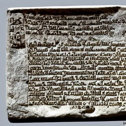 Prompt: the Original Esmerald Tablet by Hermes Trimegistus