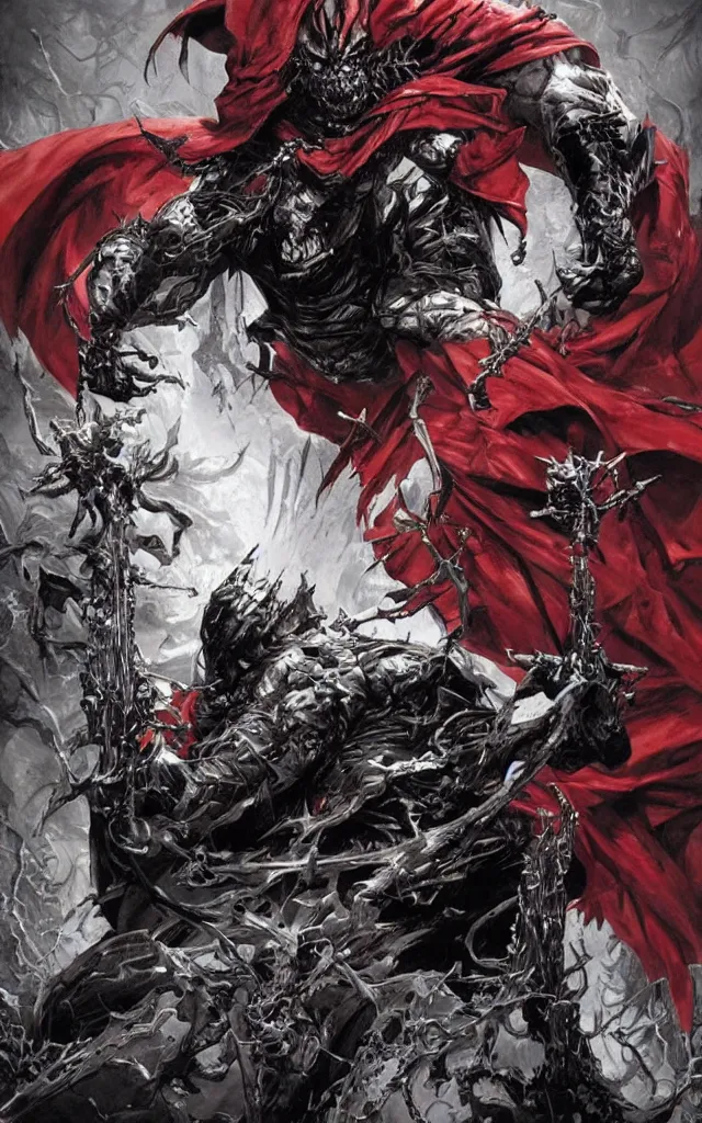 Prompt: spawn concept art by lee bermejo and greg rutkowski