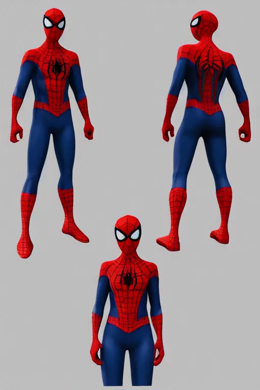 Image similar to spider - man in half life alyx