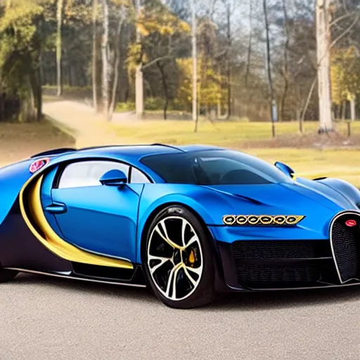 Prompt: A crossover between a Bugatti and a broomstick