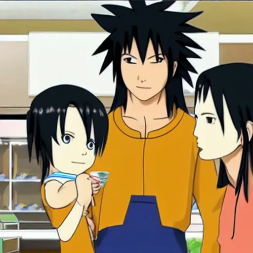 Image similar to sasuke at mcdonald's.