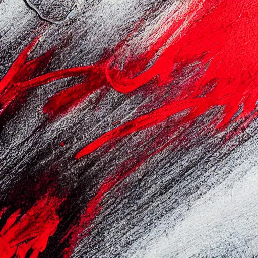 Image similar to close up red calligraghy inspired by fire on a black wall, 5 0 mm