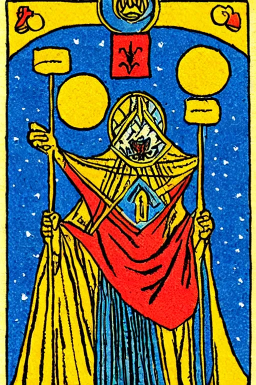 Image similar to tarot card