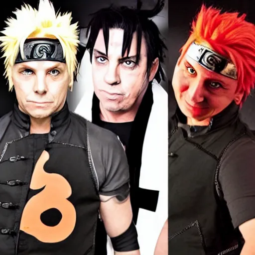 Prompt: Naruto as Till Lindemann