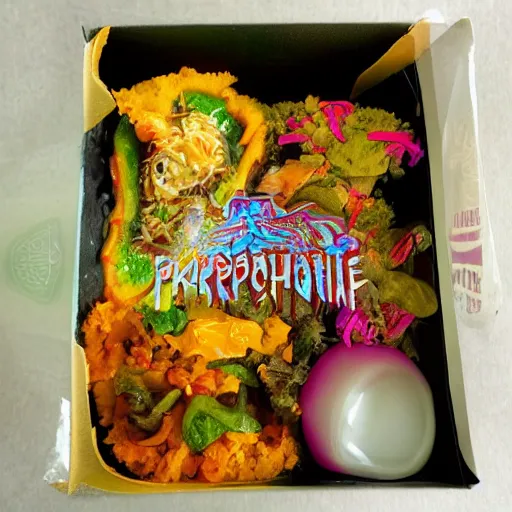 Image similar to psychedelic remorseful zoom in on take - out