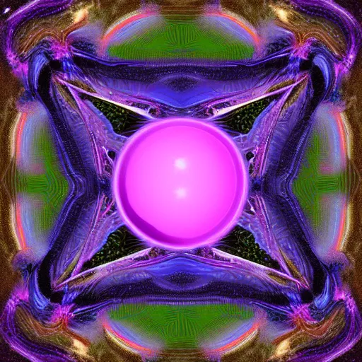 Image similar to saturn dragonfly fractal crystalliglitch digitalart artist