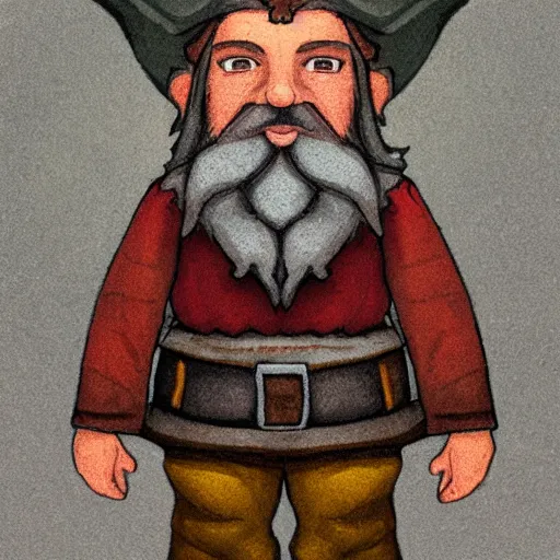 Image similar to Portrait of a gnome called Eldon, who is a young wizard that studied at the School of Abjuration.