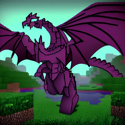 Minecraft, ender dragon