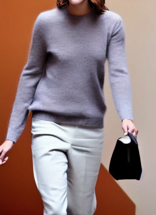 Image similar to kathulu sweater made of cashmere on Emma Watson