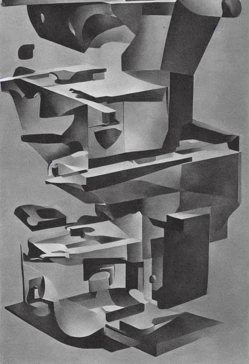 Image similar to research notes of a singular futuristic readymade object by Marcel Duchamp, chess machine