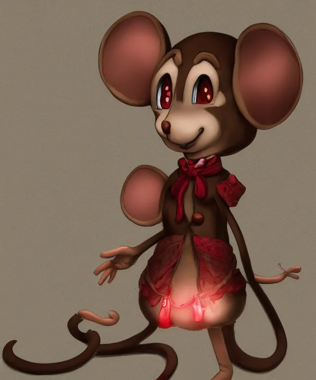 Image similar to the selfless female anthropomorphic mouse midwife. her wardrobe is complicated in the style of slice of life anime in the style of anti - art trending on artstation deviantart pinterest photorealistic hd 8 k highlights and shadow detailed high resolution