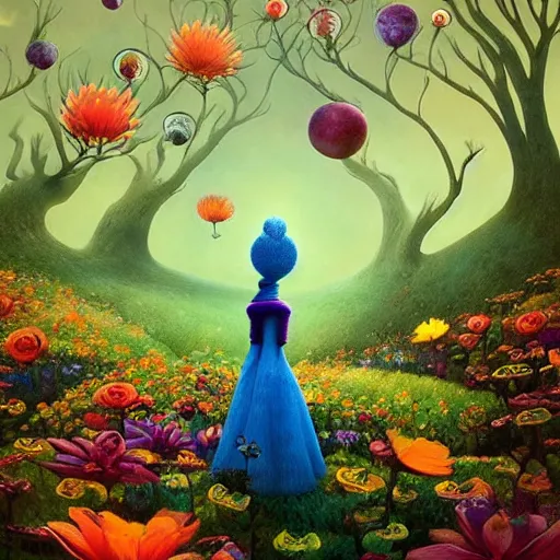 Prompt: pixar, surreal hybrid animals, nostalgia for a fairytale, magic realism, flowerpunk, mysterious vivid colors by andy kehoe and amanda clarke en un mundo de Gediminas Pranckevicius