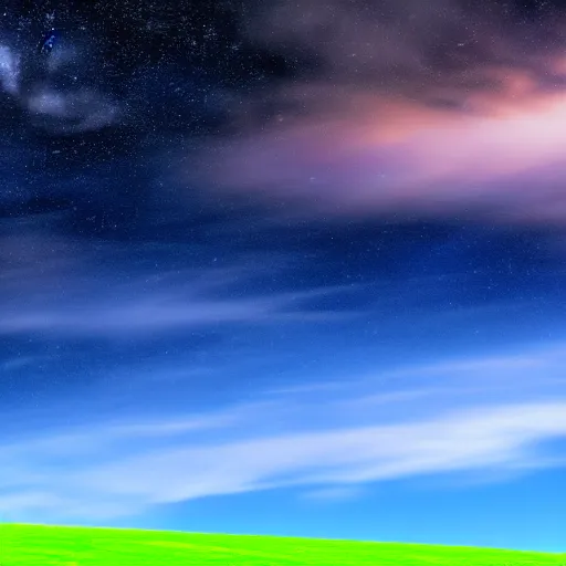 Image similar to windows xp wallpaper at night