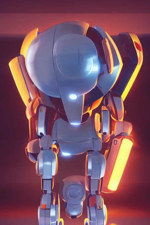 Image similar to metabots medabots medarotto medarot robot minimalist comics, behance hd by jesper ejsing, by rhads, makoto shinkai and lois van baarle, ilya kuvshinov, rossdraws global illumination ray tracing hdr radiating a glowing aura