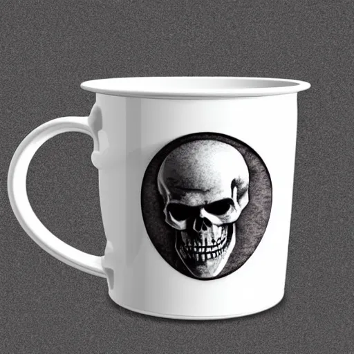 Image similar to a cup with a skeleton saying'gaming '!!! on it,'gaming '!!!