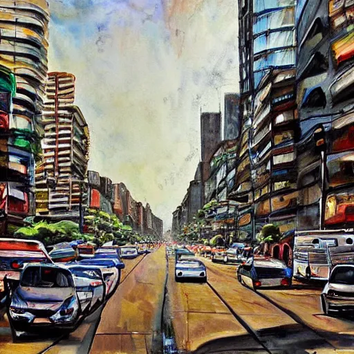 Image similar to sao paulo painted by william truner