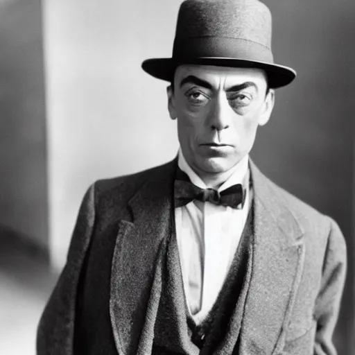 Image similar to buster keaton