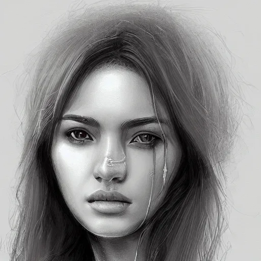 Image similar to portrait of a woman, by dana ulama, highly detailed, featured on artstation